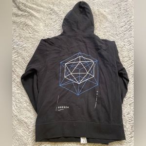 ODESZA Merch Zip Up Hoodie Size S